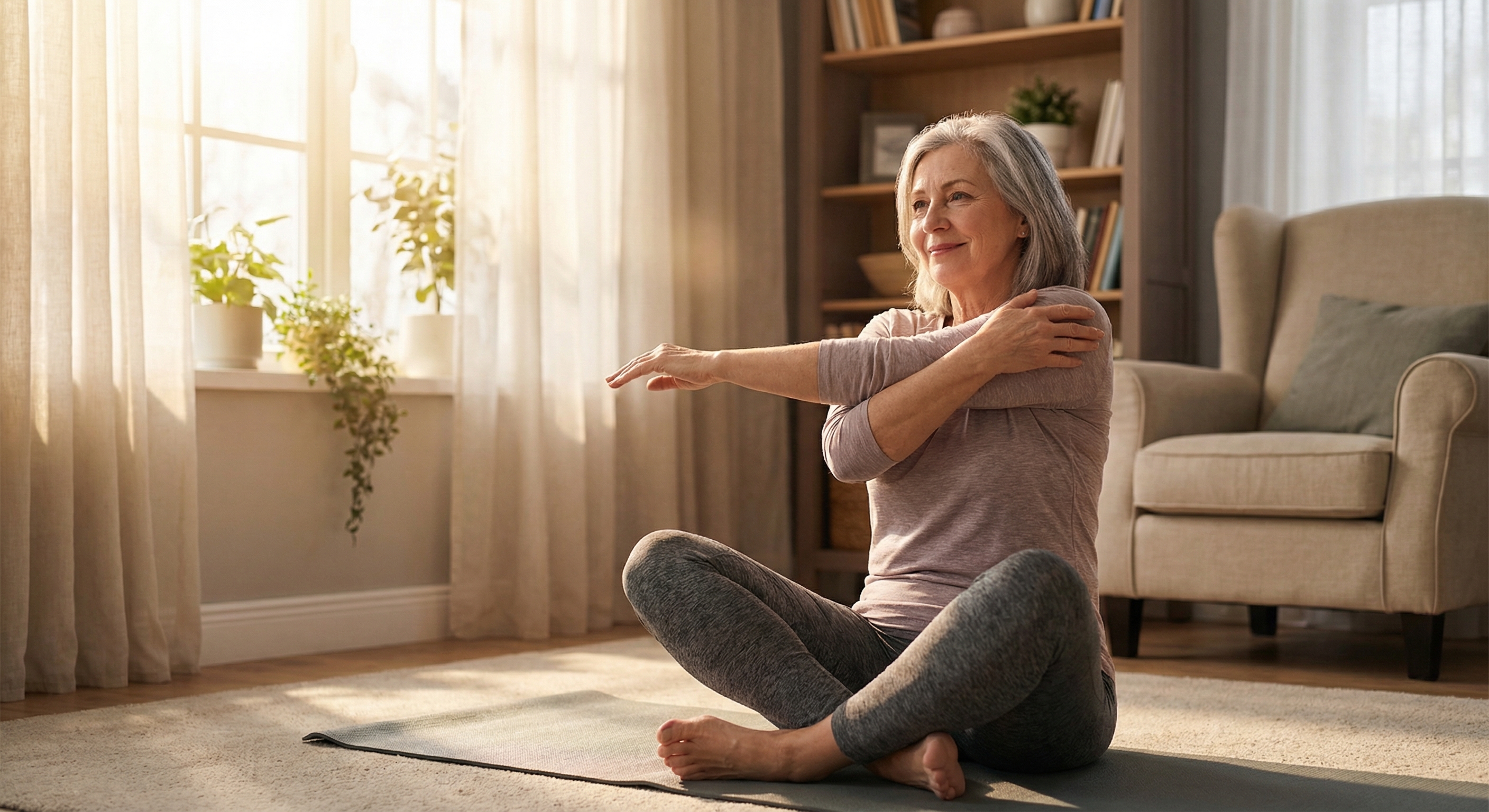 Gentle stretching exercises